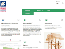 Tablet Screenshot of ahec.org